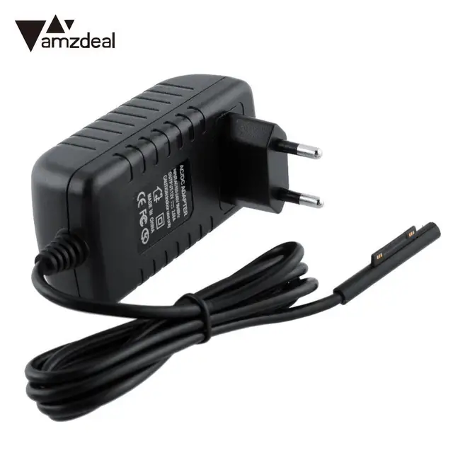 Cheap AMZDEAL Portable EU PLUG 12V AC Wall Charger Power Supply Adapter Travel Charger Adapter For Microsoft Surface Pro 3 Tablet 