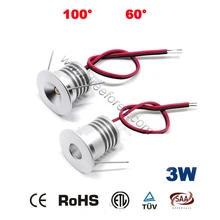 GS UL 3 Вт 23 мм светодиодный светильник ing Epister 240Lm 80Ra Светодиодный точечный потолочный светильник для дома, спальни, столовой, лампа