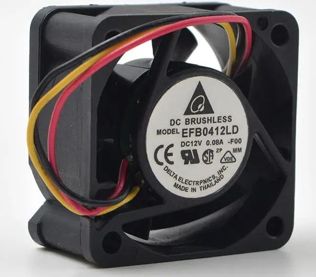 4020 0.08A 12 V 4 см EFB0412LD 1U silent шасси выключатель питания вентилятор