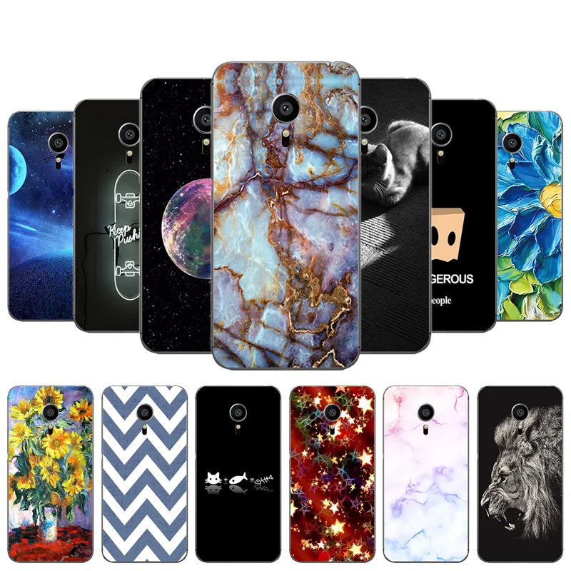 

for Meizu Pro 5 Silicone Case Transparent TPU for Meizu MX5 Pro Back Phone Cover Skateboard Printing for Meizu Pro5 Shell Capa