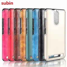 Para Lenovo Caso 5.5 polegadas de Couro PU Padrão A7020 TPU Silicone Suave Celular Capa Para Lenovo Vibe A7020 Saco Do Telefone casos