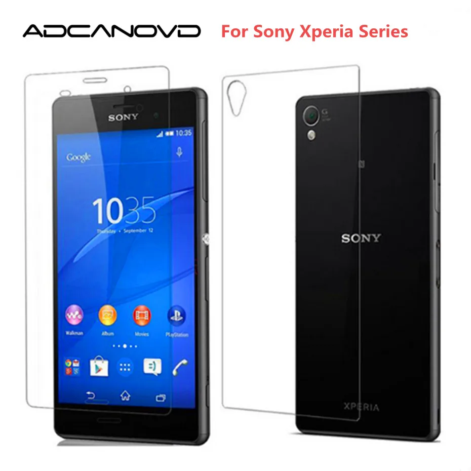2 шт./лот 9H 0 3 мм 2.5D переднее + заднее закаленное стекло для Sony Xperia Z5 Premium Z3 Compact Z1 Z2