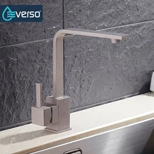 Everso 360 градусов вращающийся кухонный кран латунь смеситель для кухни нажмите Кухонная мойка кран кухня фильтр для воды кран