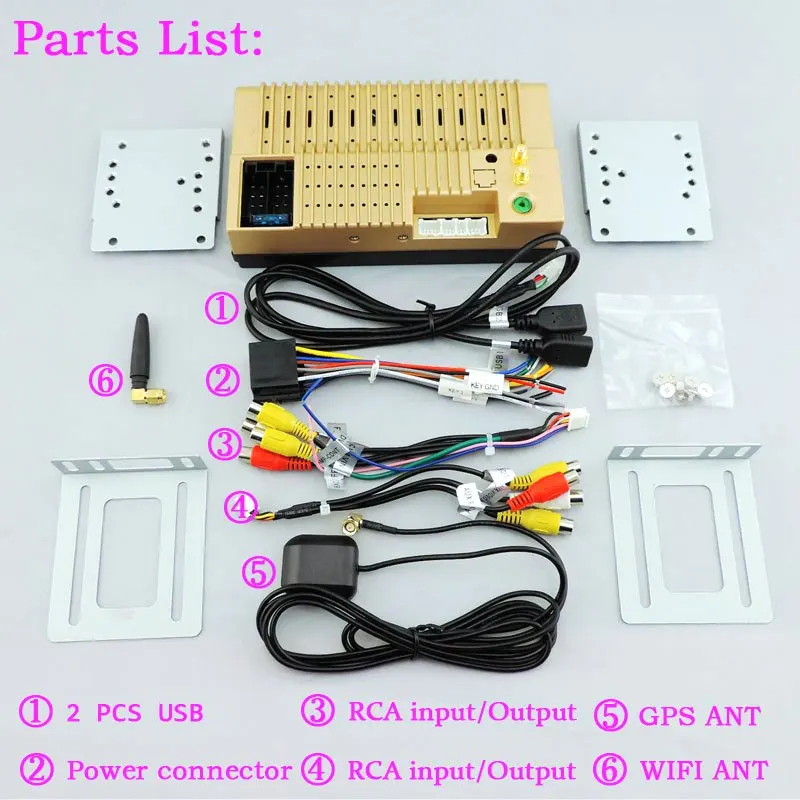 Clearance Universal 2 din Android 6.0 Car DVD player GPS+Wifi+Bluetooth+FM+Quad Core 7 inch 1024*600 screen car radio 2din multimedia 4