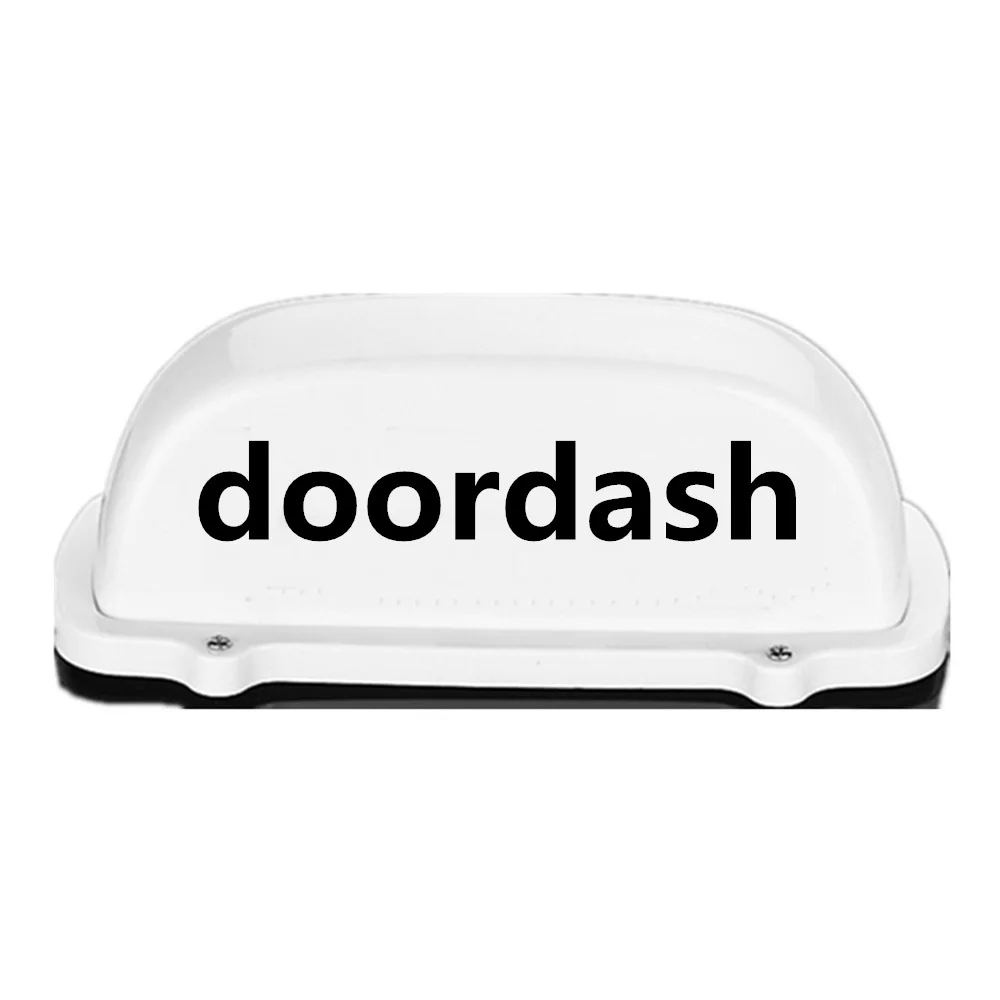 1 Pcs Car Doordash Light Warterproof LED Roof Doordash Sign Light With 3M Line And Magnet Base