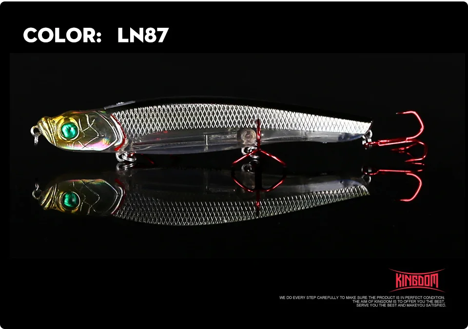 Kingdom Fishing Lures 58mm 8g, 22g Watery Beast Pencil Floating And Slow Sinking New Interesting Functional Design Baits (17)