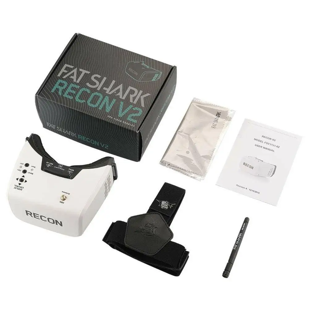 Видеооочки Fat Shark Recon V2 FPV с приемником 5G8 и ЖК дисплеем 4 3 дюйма для квадрокоптера