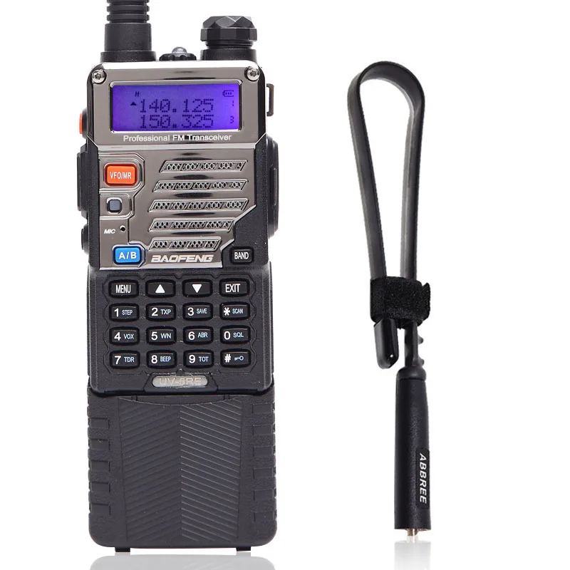 BaoFeng UV-5RE Walkie Talkie 8 ватт Мощный 3800 мАч 10 км Дальний диапазон двухдиапазонный VHF/UHF FM