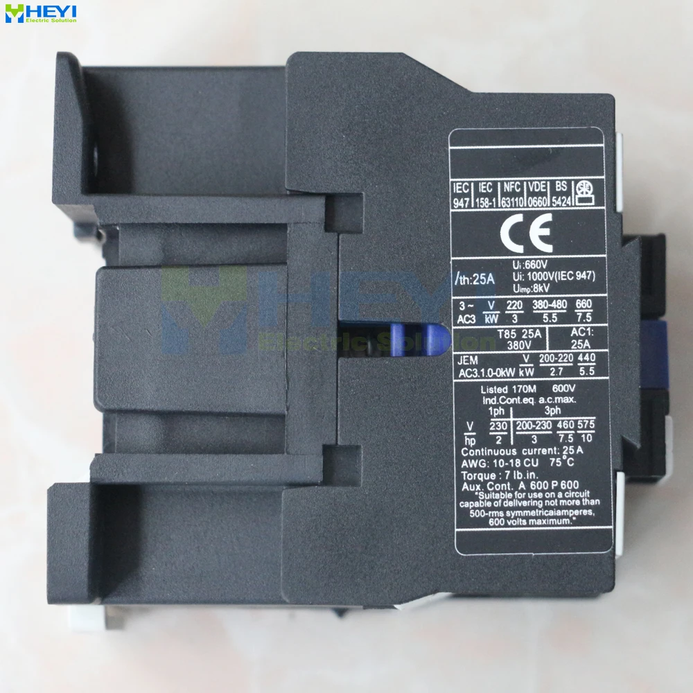Contactor Electrical Supply Power 220V 12A 50Hz
