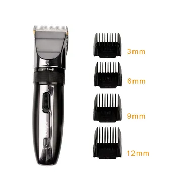 

Professional Rechargeable Hair Clipper Cutter Quiet Titanium Ceramic Hair Trimmer Hair Cutting Machine for Child Men Haircut 36