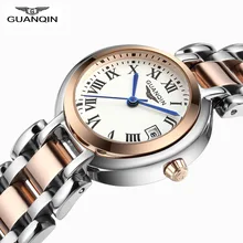 Relojes Mujer 2016 Montre Femmes Marque GUANQIN Mode De Luxe Montres À Quartz En Acier Inoxydable Étanche Vintage Montres
