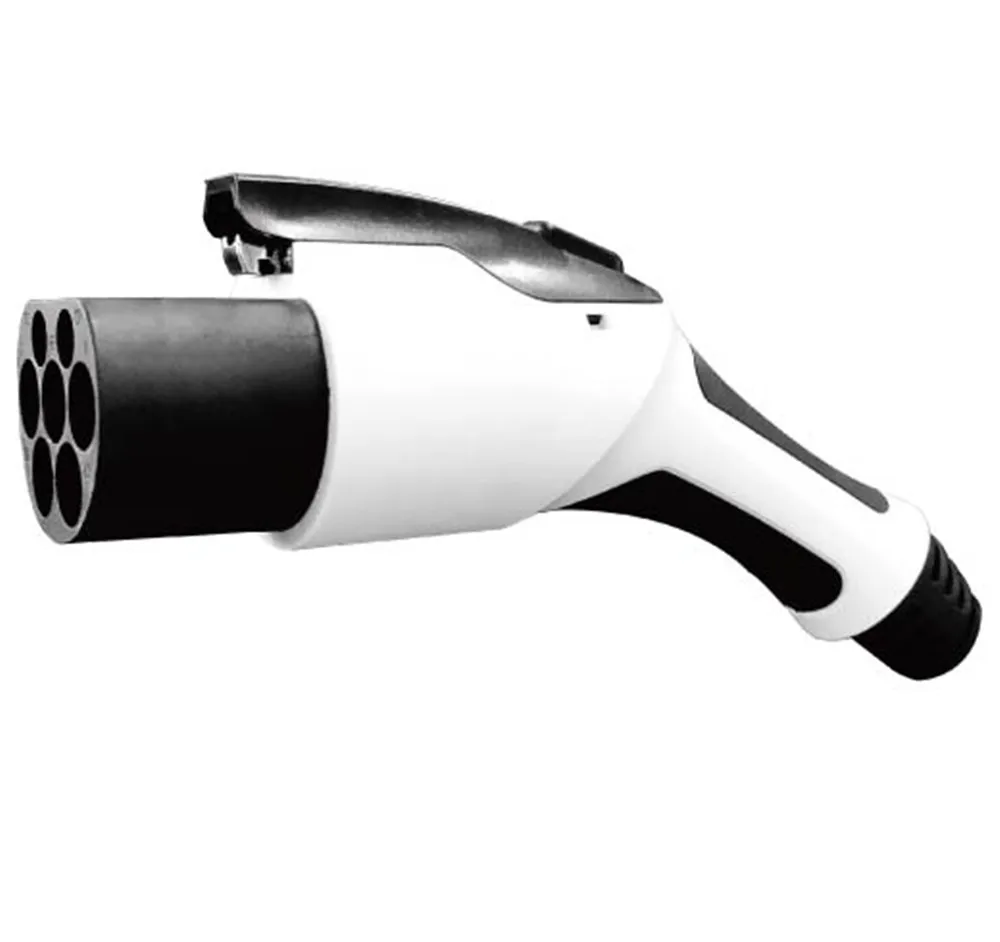 

EV PLUG 32A 3 phase station side IEC 62196-2 Ee standard Type 2 Mennekes male connector electric car charger AC charging evse