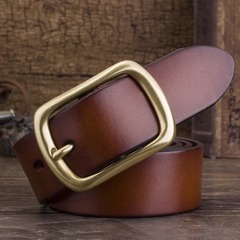 

Fashion Designers Men Pin Buckle Leather luxury Belt Business Male Alloy buckle Belts Luxury Designer for Men