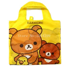 Новые модные Rilakkuma женские нейлоновые сладные сумки для покупок для детей