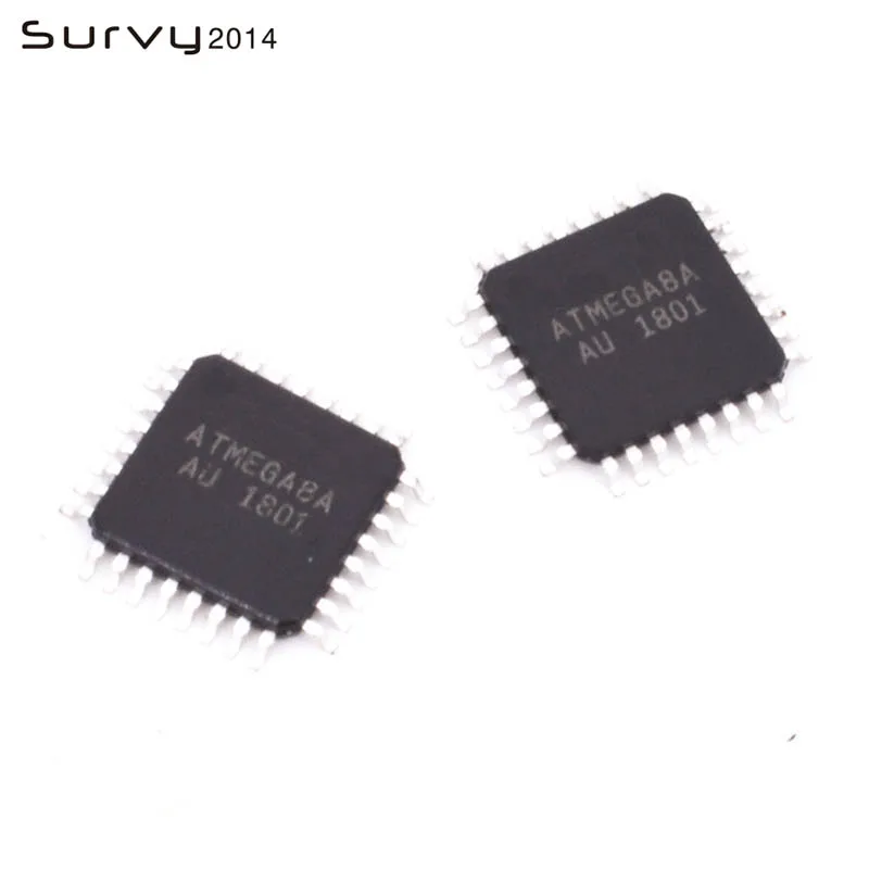 2 Pcs ATMEGA8A-AU ATMEGA8 TQFP-32 microcontroller New