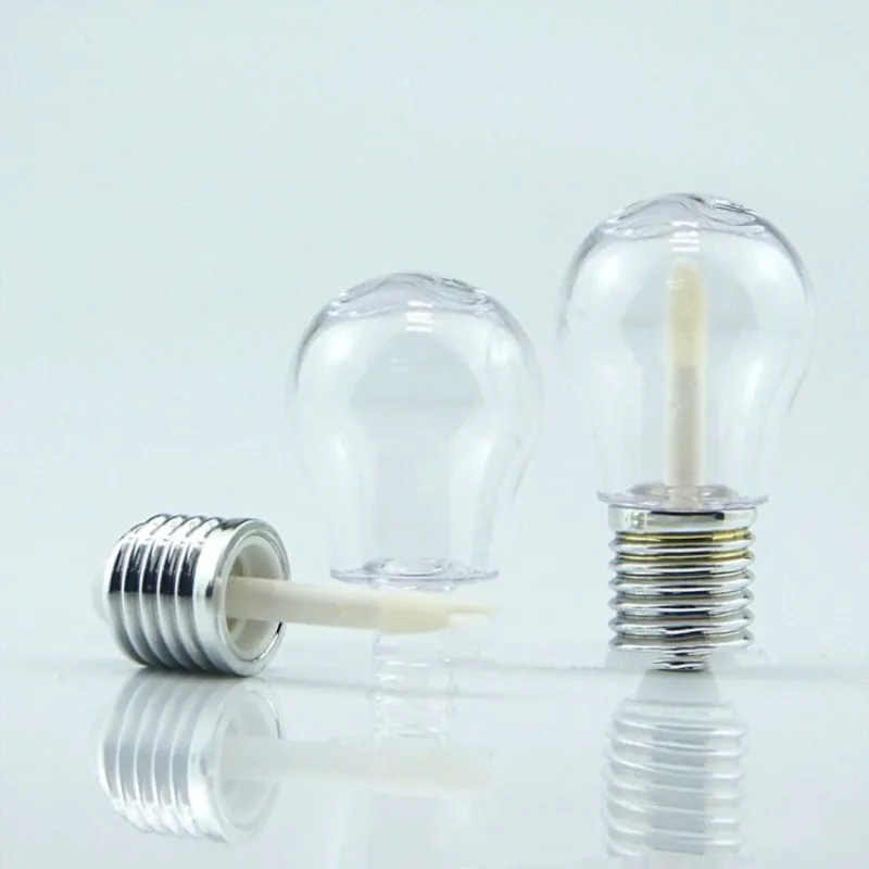 

5Pc/lot Makeup Tool Empty Lip Gloss Lipstick Lamp Bulb Tube Lip Balm Bottles containers tube cute hot