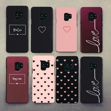 «Любящее сердце» черный, розовый чехол для samsung A50 S10 S8 S9 плюс Чехол для samsung Galaxy A50 S10 S8 S9 плюс S8Plus S9Plus чехол Крышка
