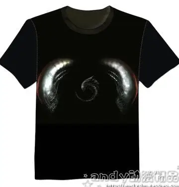 Esihou Женская и мужская инопланетянин завет печать на заказ футболка тройники - Цвет: Хаки