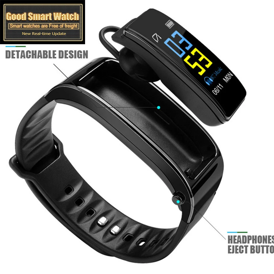 

Bluetooth Y3 Color Headset Talk Smart band Bracelet heart rate monitor Sports Smart Watch Passometer Fitness Tracker Wristband