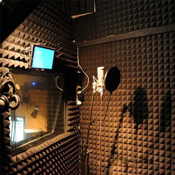 

Wall Decor Stickers Acoustic Foam Panel Sound Stop Absorption Sponge Studio KTV Soundproof Soft Collision Avoidance #BL5