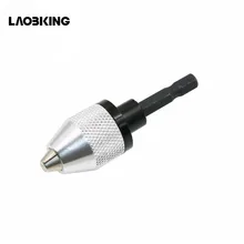 6,3 мм 1/" дюймовый Быстрозажимной сверло патрон адаптер конвертер 0,3-6 мм для ударного водителя шестигранный хвостовик шлифовальный станок сверла отвертка