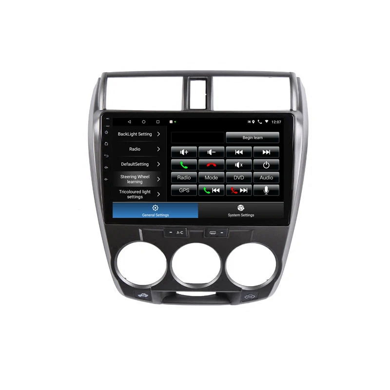 Discount 10" 4G RAM 2.5D IPS 8 CORE Android 9.1 Car DVD Multimedia Player GPS For Honda CITY 2008 2009 2010 2011 2012 13 radio navigation 3