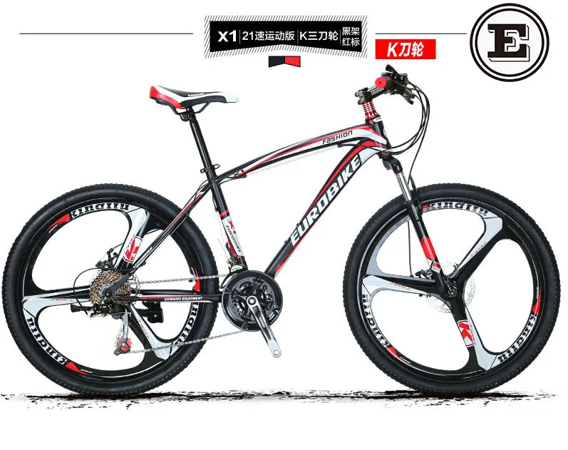26*17 pollici mountain bike freni a disco MTB Forcelle Ammortizzate 26  pollice bicicletta 21 bici di velocità no bici pieghevole 160 185 CM  EUROBIKE|bike frame tt|frame bike mtbbike rack for car roof - AliExpress