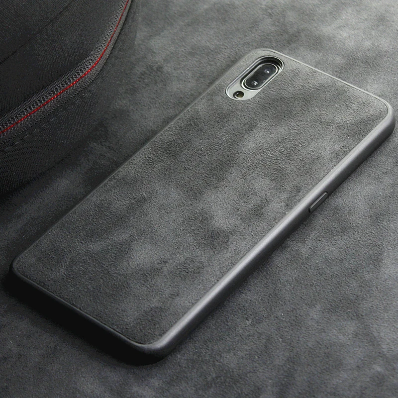 

Italian Suede Leather Fabric Cover for VIVO NEX X21 X21UD X20 Plus Case Fending Luxury Phone Housing Shell for Vivo X23 Y85 V9