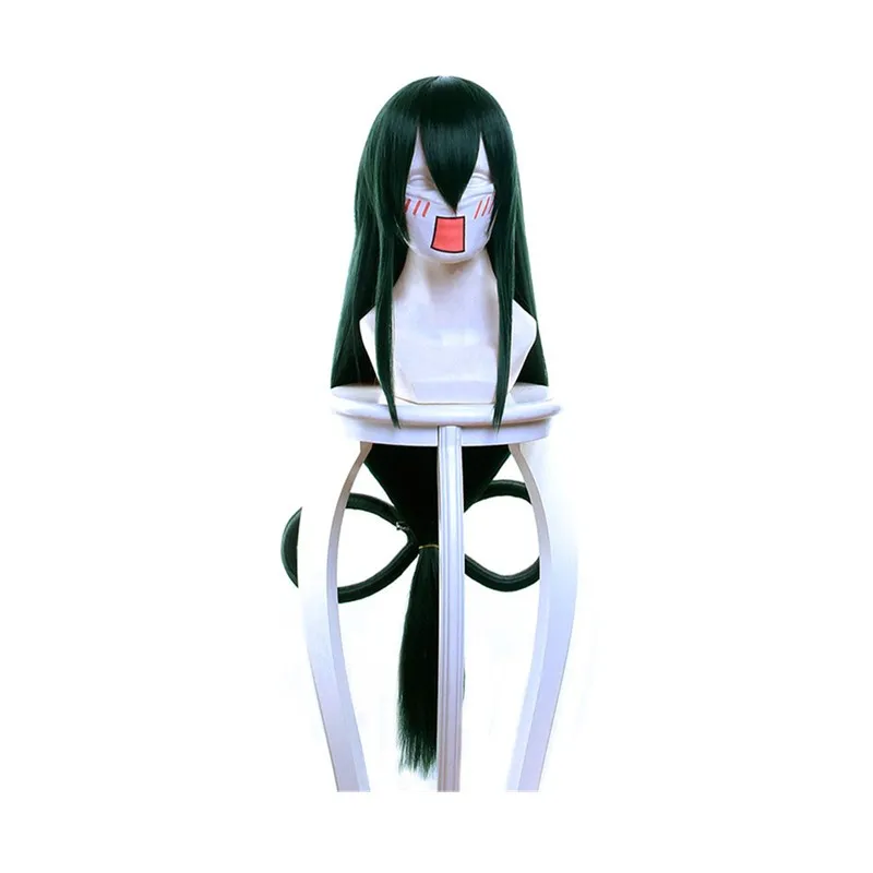 Парики из аниме My Boku no Hero Academia Asui Tsuyu косплей костюмы для мужчин и женщин