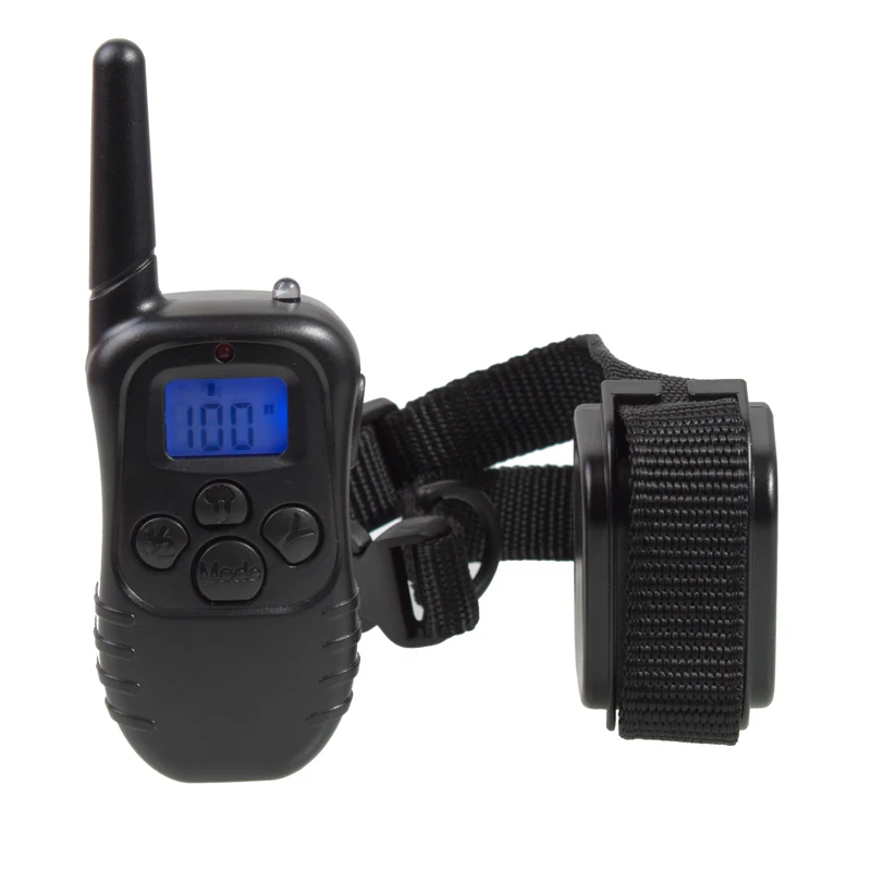 

998DR-1 300M Remote Rechargeable And Rainproof 100Levels Vibration Shock Electronic Dog Training Collar