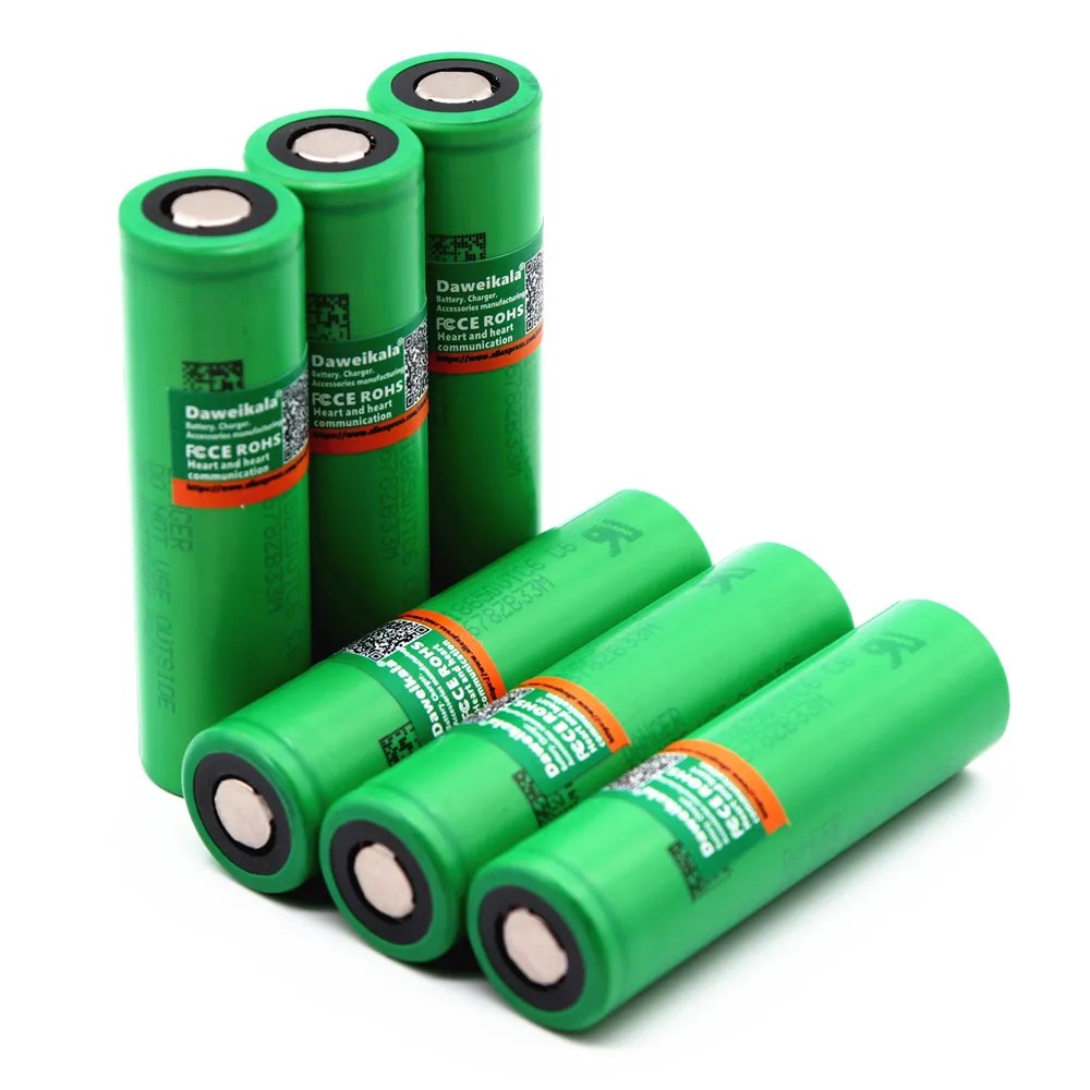 DaweikaLA VTC6 3 7 V 3000 mAh литий ионная аккумуляторная батарея 18650 для US18650VTC6 30A электронные