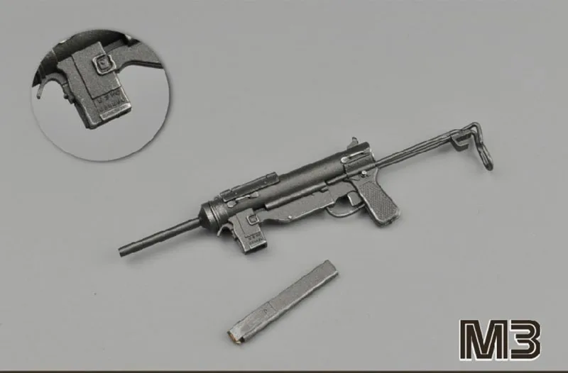 1/6 WWII США Томпсон M3 модель пулемета для 1" фигурка солдата не может шута
