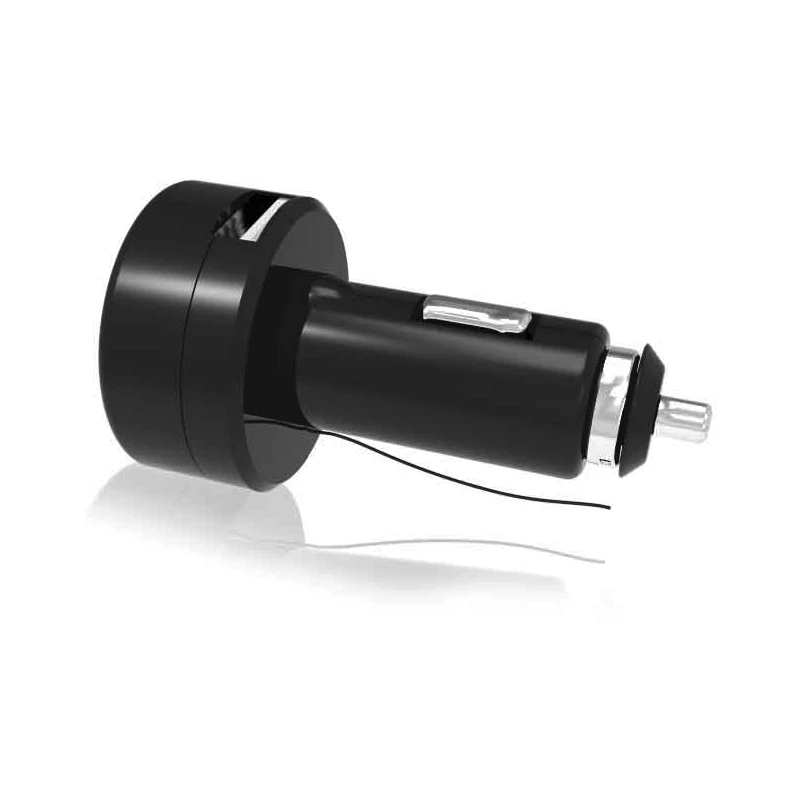 3 в 1 цифровой светодиодный Вольтметр термометр Автомобильный USB зарядное устройство 12 В/24 В измеритель температуры вольтметр