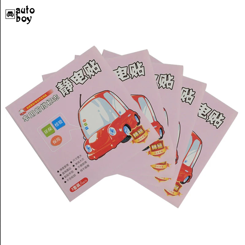 

Auto Parts Window Static Sticker Year Check Mark Sticker For Tesla Model 3 For MINI Cooper R56 Car Decoration Sticker 3 Pcs/Pag