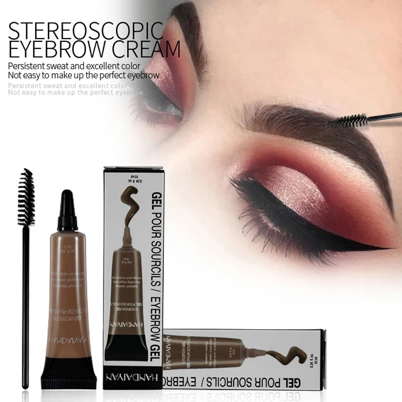 Tattoo Paint Eyebrow Gel Eyebrow Makeup Kit Waterproof Eye Brows Tint Creamy with Brush Eyebrow Enhance Tool Eye Makeup SK88 Tattoo Paint Eyebrow Gel Eyebrow Makeup Kit Waterproof Eye Brows Tint Creamy with Brush Eyebrow Enhance Tool Eye Makeup SK88