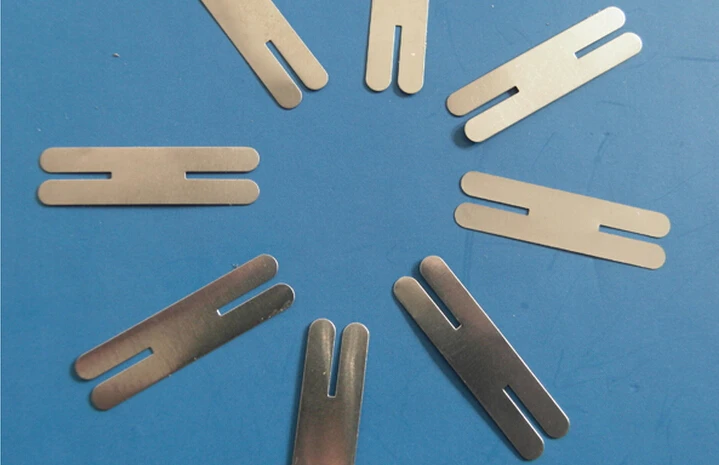 

500pcs 0.2x30x8mm H type Nickel Plated Steel Strap Strip Sheets for 18650 power battery pack spot welding spot welder