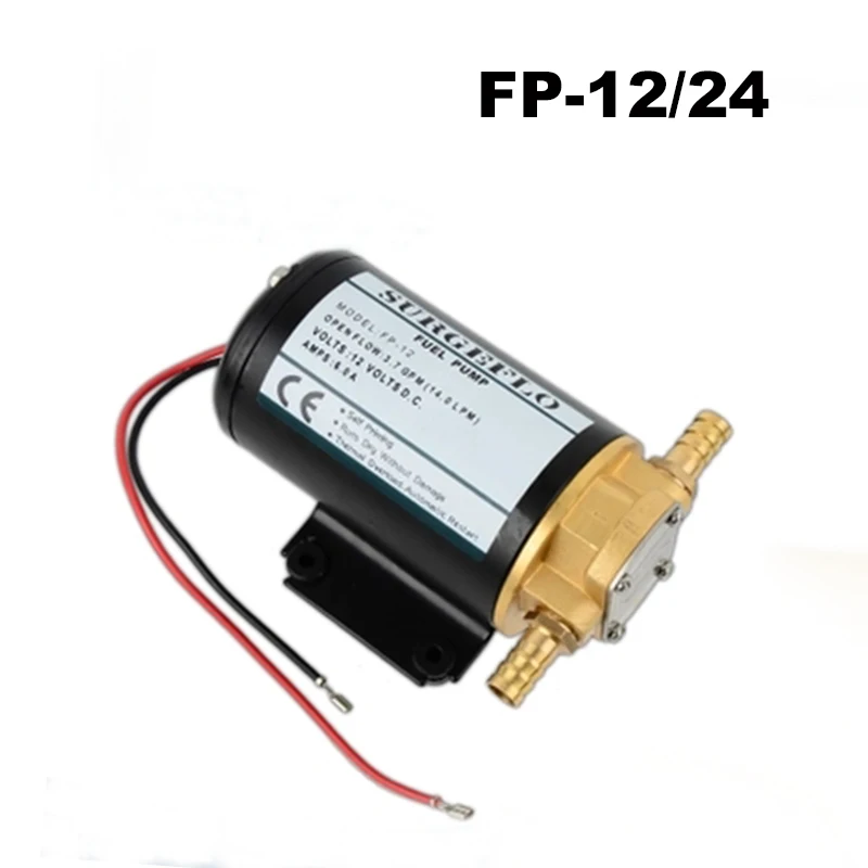 

FP-12 12V DC Mini Electric Gear Pump Oil FP-24 24V Fuel Transfer Pump Horizontal Total Copper Material Gear Pump Diaphragm Pump