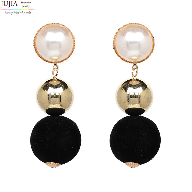 

JUJIA good quality New Fashion Vintage Earrings simulated pearl Earrings For Women Jewelry tassel earring Dress Accessories