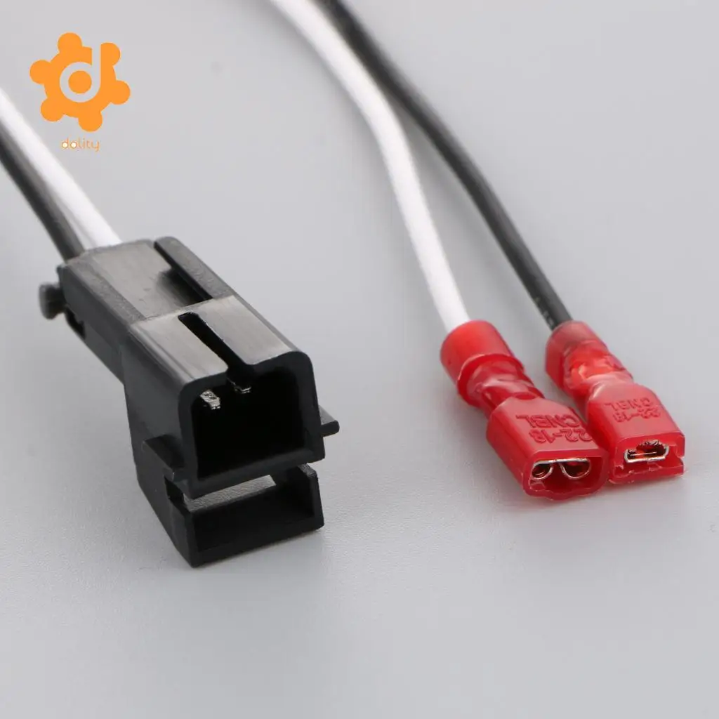 2 Pieces Car Speaker Wire Harness Adapter Plug for Chevrolet Buick Hummer