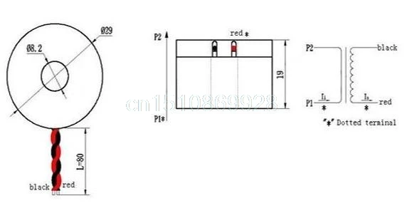 Dl-ct08cl5 20A/10ma 2000/1 0 ~ 120a микро-трансформатор тока Новый высокое качество