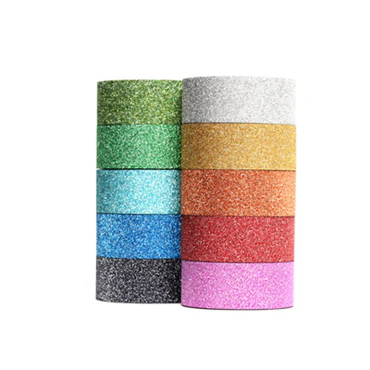 

5m Craft Glitter Tape Book Decoration DIY Adhesive Paper Scrapbook Sticker