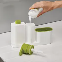 3 в 1 пустая коробка для хранения косметики контейнер шампунь моющее средство для ванной крем Органайзер чехол для путешествий аксессуары для ванной комнаты