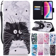 Nova 3i кожаный чехол для huawei Nova 3i, чехол для huawei Nova 3 Nova3i, чехол-кошелек с откидной крышкой и подставкой, чехол для телефона s