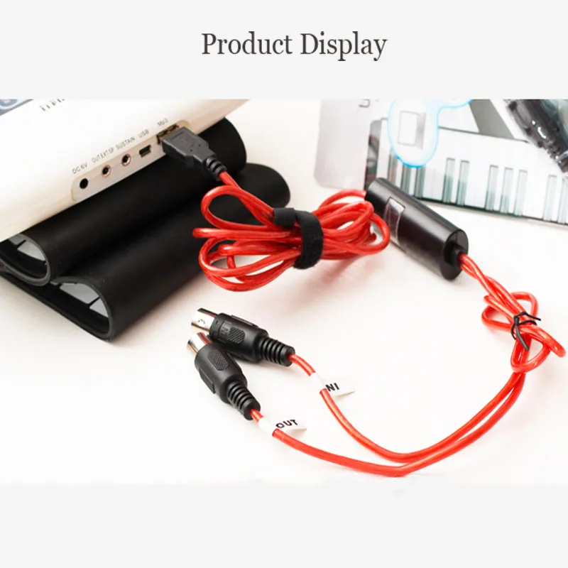 

New Arrival USB to MIDI Cable purer Audio midi usb Adapter connection Music for Digital piano keyboard electronic drums