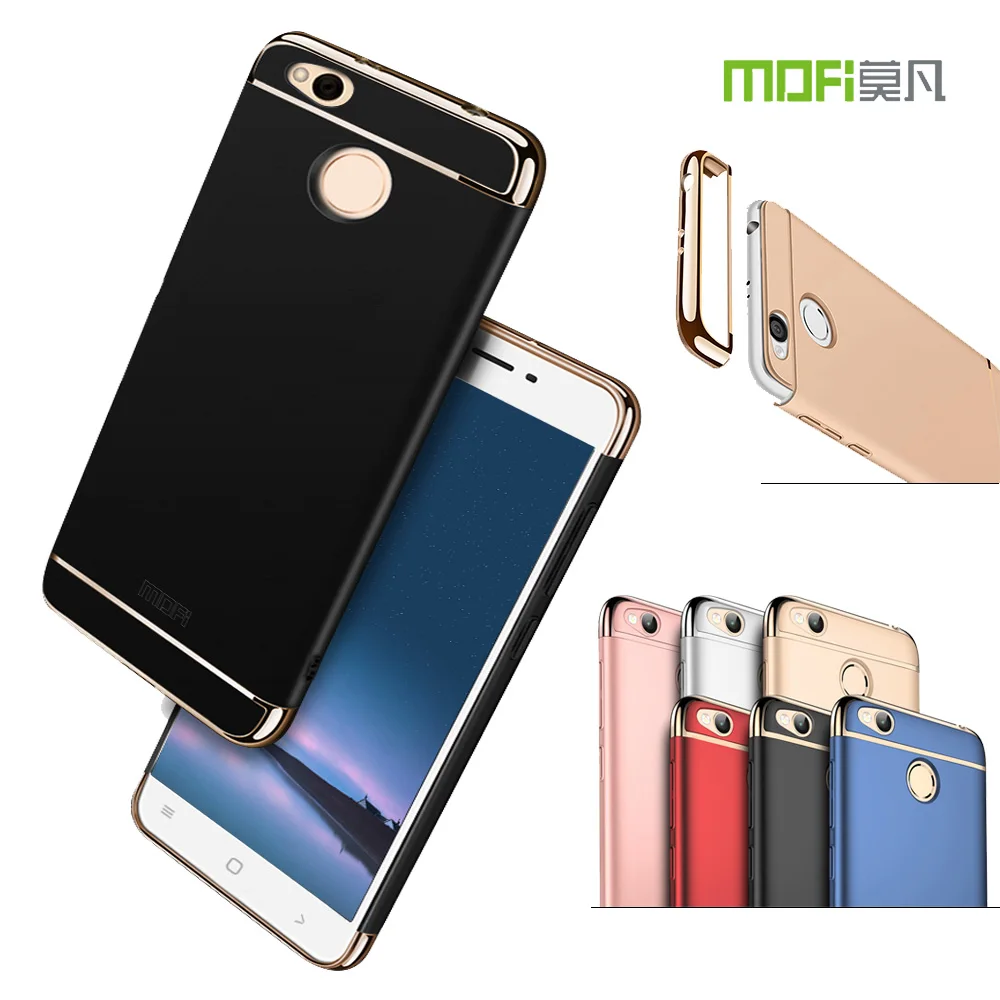 Fitted Case for Xiaomi Redmi 4X 4 X MOFi Series Luxury PC back cover hard case for Xiaomi Redmi X4 Red mi 4X Metal Phone cases