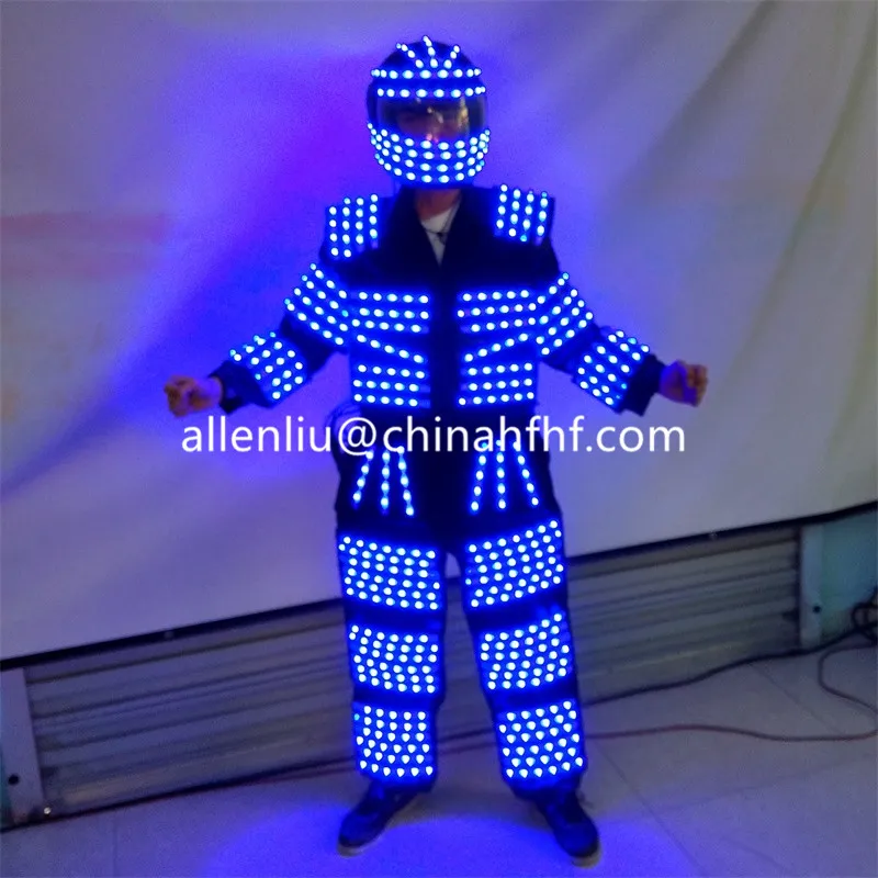 Led Costume Robot New Fashion LED Lights Up led Robot For Clothing