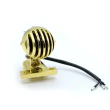 Золотая решетка заднего тормоза для Harley Кафе Racer Cruiser Chopper Electra Glide