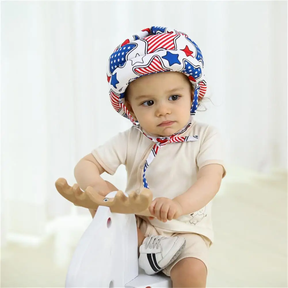 

Baby Safety Learn To Walk Cap Anti-collision Protective Hat Safety Helmet Soft Comfortable Head Security Protection Adjustable