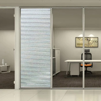 

92x300cm/36"x10ft 2D Window Films Privacy Film Static Decorative Film Non-Adhesive Heat Control Anti UV Vinyl