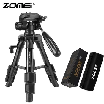 

ZoMei Q100 Mini Travel Table Tripod Tabletop Stand with 3-Way Pan / Tilt Head 1 / 4 inches Quick Release Plate and Bag for DSLR
